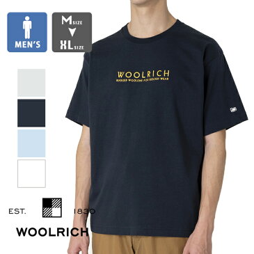 【夏割!!】【 WOOLRICH ウールリッチ 】 WOOLEN GRAPHIC TEE ウーレン グラフィック Tシャツ WJTE0045 / tシャツ バックプリント プリントt 半袖 クルーネック 丸首 刺繍 プリント カジュアル ロゴ 春夏 メンズ woolrich tシャツ ウールリッチ tシャツ 22SS