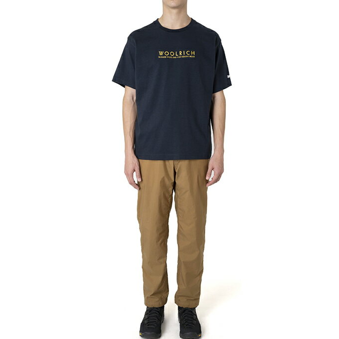 【夏割!!】【 WOOLRICH ウールリッチ 】 WOOLEN GRAPHIC TEE ウーレン グラフィック Tシャツ WJTE0045 / tシャツ バックプリント プリントt 半袖 クルーネック 丸首 刺繍 プリント カジュアル ロゴ 春夏 メンズ woolrich tシャツ ウールリッチ tシャツ 22SS