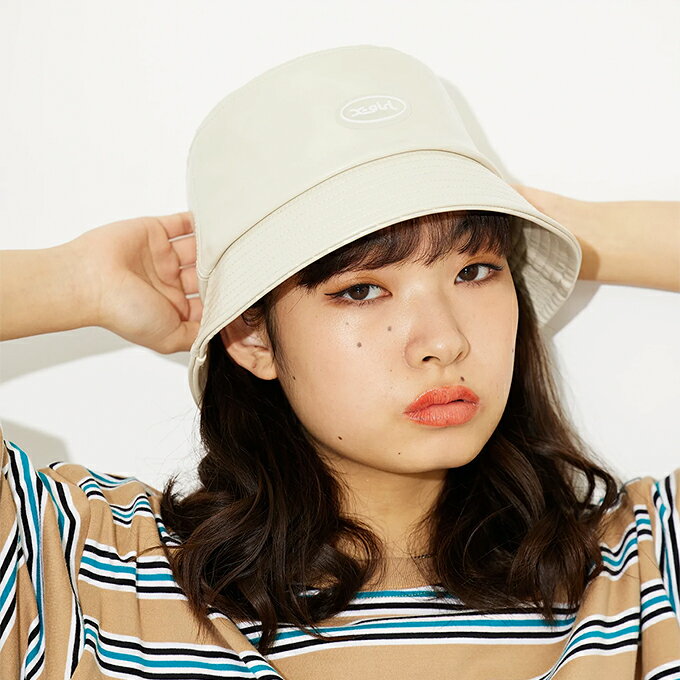 【 X-girl エックスガール 】 FAUX LEATHER BUCKET HAT X-girl フェイクレザー バケット ハット 105223051002 / X-girl バケットハット フェイクレザー バケハ 帽子 レディース ハット エックスガール XLARGE 22AW 3