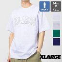 エクストララージ 服 メンズ 【 XLARGE エクストララージ 】 EMBROIDERY COLLEGE LOGO S/S TEE エンブロイダリー カレッジ ロゴ 半袖 Tシャツ 101222011034 / xlarage tシャツ エクストララージ Tシャツ カレッジロゴ　刺繍 半袖 カジュアル ヘビーウェイト ユニセックス 22SS