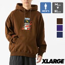 【 XLARGE エクストララージ 】 ARCADE GAME LOGO HOODED SWEATSHIRT XLARGE アーケードゲーム ロゴ 101233012012 / xlarge パーカー フーディー スウェット エクストララージ メンズ トップス トレーナー グラフィティ 刺繍 裏毛 ストリート 2023AW