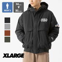 【 XLARGE エクストララージ 】 NYLON PUFFER JACKET XLARGE ナイロンパファージャケット 101233021006 / xlarge エクストララージ ナイロンジャケット ジャケット 中綿 ワッペン 刺繍 メンズ トップス ストリート カジュアル 2023AW /