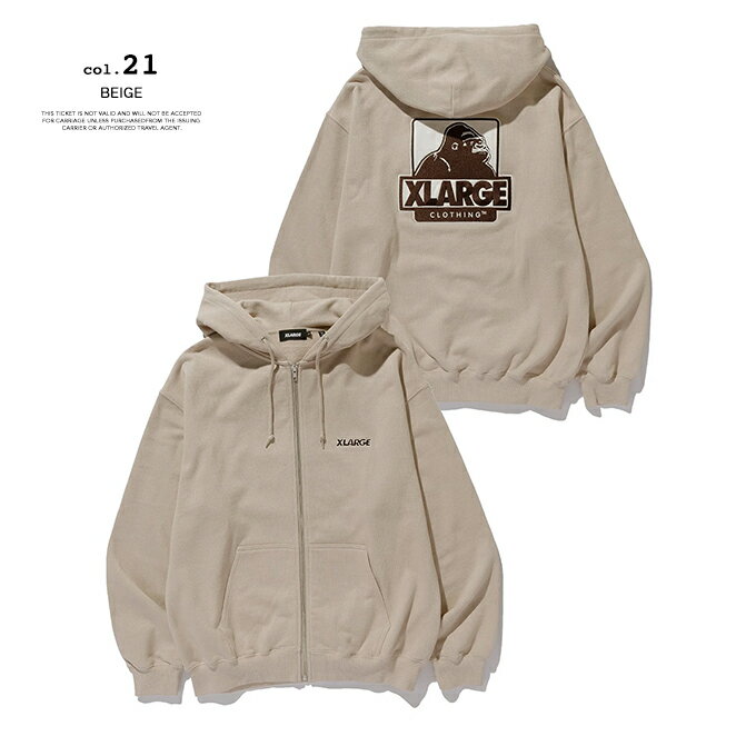 楽天市場】X－LARGE パーカー（カラーベージュ）（パーカー｜トップス