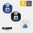 【 XLARGE KIDS エクストララージ キッズ 】 ボックス ゴリラ スタイ 9441508 / よだれかけ 前かけ スナップボタン 綿 コットン OG ロゴ ゴリラ ベイビー 男の子 女の子 赤ちゃん かわいい かっこいい 2024SPRING /