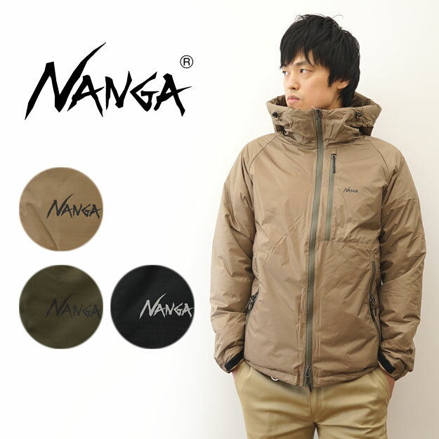 NANGA（ナンガ） AURORA DOWN JACKET オーロラ ダウン ジャケット メンズ レディース アウター マウンテンパーカー マンパ ジャケット フード フェザー 中綿 アウトドア キャンプ ソロキャンプ 登山 保温 防水 防風 日本製 国産 寝袋 2022 2023 モデル 黒 ブラック 【N1AJ】