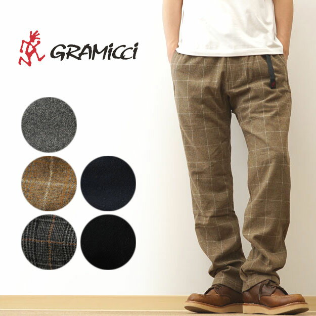 GRAMICCI（グラミチ） ウール ブレンド ニュー ナロー パンツ WOOL BLEND NN-PANTS メンズ アメカジ アウトドア ストリート キャンプ ストレッチ 登山 山登り 釣り ボルダリング スリム 細身 秋冬 定番 大きい XL サイズ 暖かい 保温 黒 ブラック ネイビー 【GMP-19F061】