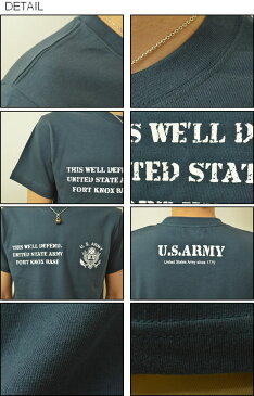 『U.S. ARMY』 JEANSBUG ORIGINAL PRINT T-SHIRT オリジナルユーエスアーミー ミリタリープリント 半袖Tシャツ アメリカ陸軍 米軍 メンズ レディース 大きいサイズ ビッグサイズ対応 【ST-USARMY】