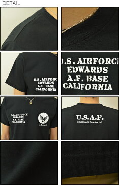 『U.S. AIR FORCE』 JEANSBUG ORIGINAL PRINT T-SHIRT オリジナルユーエスエアフォース ミリタリープリント 半袖Tシャツ アメリカ空軍 米軍 エアフォース メンズ レディース 大きいサイズ ビッグサイズ対応 【ST-USAF】