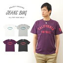 『FOOTBALL』 アメカジ プリント 半袖 Tシャツ メンズ レディース ゆったり オーバーサイズ 大きいサイズ ビッグサイズ対応 XL 2L XXL 3L...