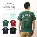 『CALIFORNIA』 カリフォルニア アメカジ プリント 半袖 Tシャツ メンズ レディース ゆったり オーバーサイズ 大きいサイズ ビッグサイズ対応 XL...