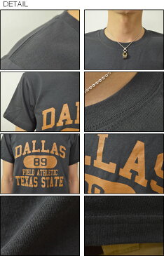 『DALLAS』 JEANSBUG ORIGINAL PRINT T-SHIRT オリジナルアメカジプリント 半袖Tシャツ ダラス カレッジ スポーツ メンズ レディース 大きいサイズ ビッグサイズ対応 【ST-DALLAS】