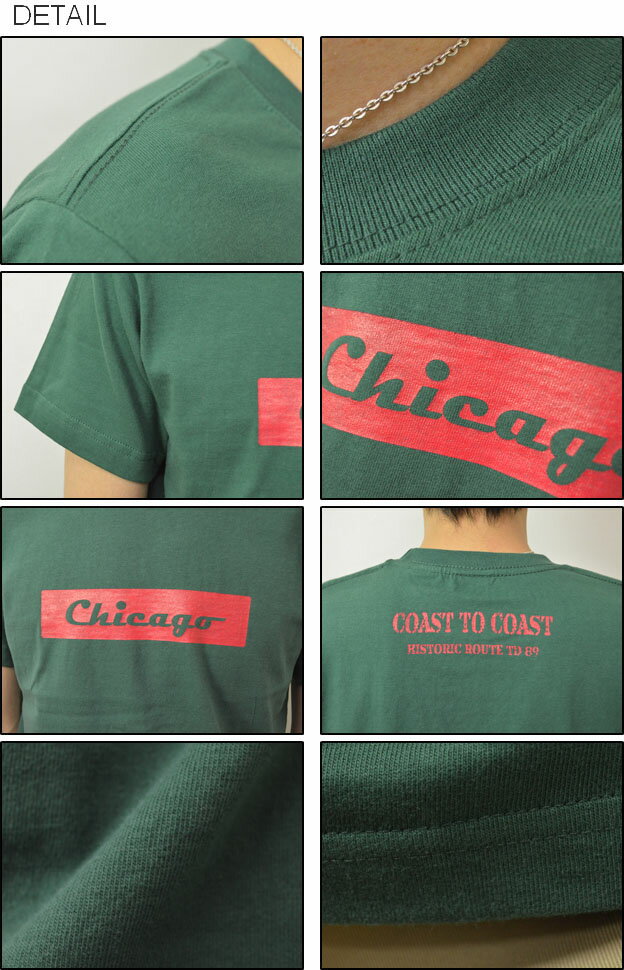 『CHICAGO』 JEANSBUG ORIGINAL PRINT T-SHIRT オリジナル シカゴ アメカジ プリント 半袖 Tシャツ ボックス ロゴ シンプル 英字 メンズ レディース 大きいサイズ キッズサイズ対応 親子ペア おそろい 親子 ペアルック 【ST-CHICAGO】