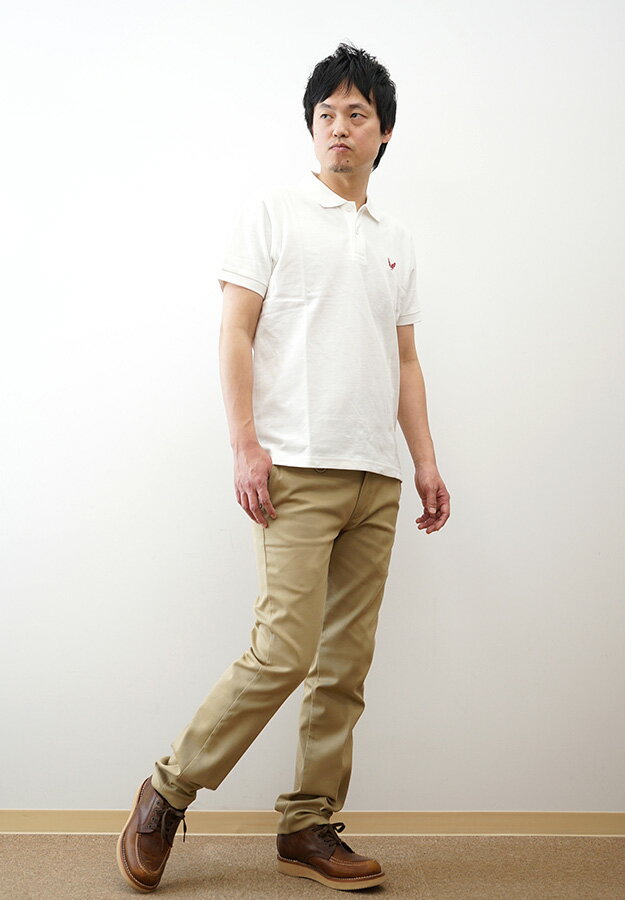 （ポロシャツ）『AIR FORCE』 オリジナル エアフォース ワンポイント 刺繍 半袖 ポロシャツ 鹿の子 吸水 速乾 吸汗 厚手 ヘビーウエイト コットン 綿 メンズ レディース 大きいサイズ ビッグサイズ対応 クールビズ 作業着 ミリタリー アメリカ 空軍 米軍 USAF 【SPL-AF】 - Image 2