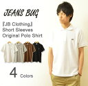 (OPポロシャツ)『JB Clothing』 JEANSBUG ORIGINAL POLO-SHIRT オリジナルロゴ ワンポイント刺繍 半袖ポロシャツ ジーン...