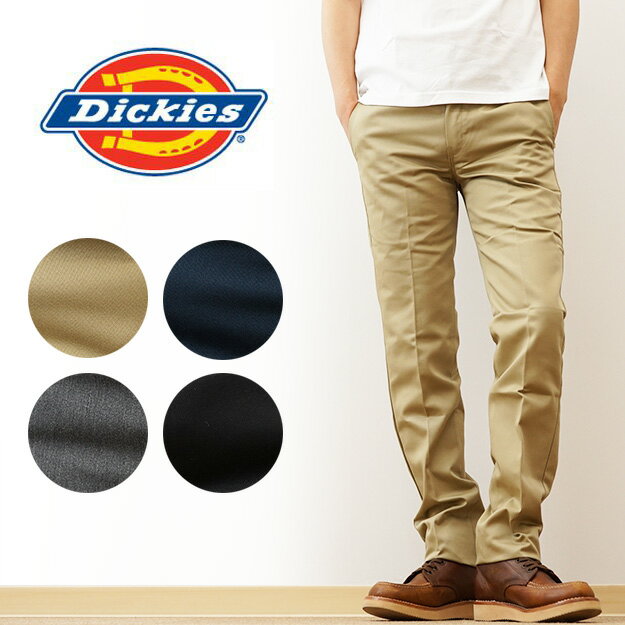 Dickies（ディッキーズ） WD3876 ローライズ スマート スリム ワーク パンツ メンズ チノパン TCツイル レギュラー ストレート アメカジ ストリート スケボー キャンプ アウトドア フェス ライブ バンド ゴルフ 定番 DIY 作業着 大きいサイズ 【WD3876】【旧181M40WD05】