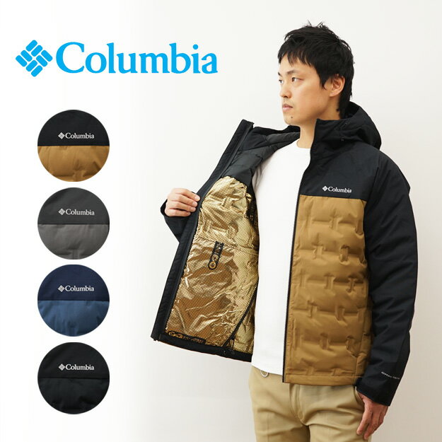 【ポイント10倍】 Columbia（コロンビア） Grand Trek II Down Hooded Jacket グランドトレック 2 ダウン フード ジャケット オムニヒート インフィニティ オムニテック 防水 軽量 軽い ダウンジャケット メンズ アウター マウンテン パーカー 冬 通勤 通学 【WE5083】