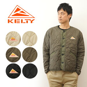 KELTY（ケルティ） カテドラル キルト ジャケット アウター キルティング メンズ レディース ユニセックス ビッグシルエット オーバーサイズ ノーカラー シンプル アウトドア キャンプ ブランド 軽い 暖かい 中綿 秋冬 黒 ブラック ベージュ オリーブ 【KE22213138】