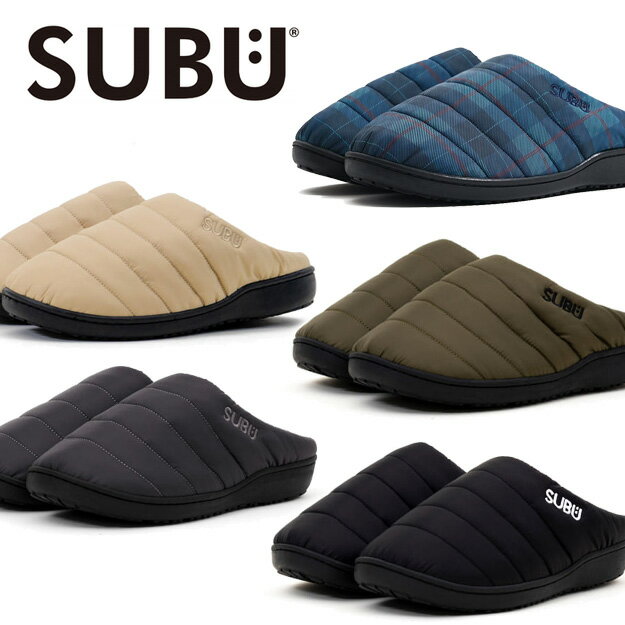 楽天JEANS BUG（ジーンズバグ）SUBU（スブ） ウィンター サンダル WINTER SANDALS メンズ レディース アウトドア キャンプ 秋 冬 外履き 雨 雪 防水 ダウン 起毛 暖かい 部屋 室内 大きい サイズ スリッポン スリッパ スポーツサンダル 黒 ブラック 【SB-13】【SB-18】【SB-23】【SB-43】【SB-73】