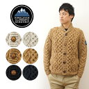 HIMALAYAN CLIMBER 039 S HAND-KNIT（ヒマラヤンクライマーズハンドニット） 手編み ショールカラー カーディガン メンズ レディース セーター アウター ジャケット 保温 暖かい 部屋着 ルームウェア 大きい サイズ XL ハンドメイド アメカジ キャンプ アウトドア 【HCK-F31】