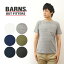 BARNS(バーンズ) スタンダード 吊り編み 丸胴 クルーネック ポケット TEE Tシャツ メンズ ポケT 半袖 無地 綿100 丈夫 日本製 ティーシャツ インナー アメリカ アメカジ 丸胴 ヴィンテージ 古着風 大きい サイズ XL シンプル 白 黒 ブラック ばーんず 【BR-11000】 6,490円