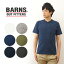 BARNS(バーンズ) スタンダード 吊り編み Vネック Tシャツ ポケT ポケット Tシャツ メンズ ポケT 半袖 無地 綿100 丈夫 日本製 ティーシャツ インナー アメリカ アメカジ 丸胴 ヴィンテージ 古着風 大きい サイズ XL シンプル 白 黒 ブラック ばーんず【BR-11001】 6,490円
