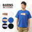 BARNS(バーンズ) タフ ネック プリント Tシャツ GOOD FUN メンズ レディース 半袖 大きい サイズ XL ロゴ 古着 ヴィンテージ ビンテージ ひび割れ 加工 ティーシャツ 日本製 シンプル ワンポイント おしゃれ オシャレ 人気 白 黒 青 ブラック ブルー ばーんず 【BR-23307】 7,700円