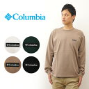 Columbia（コロンビア） ニュー ファウンド ガーデン ロング スリーブ Tシャツ ロンT 長袖 メンズ インナー UVカット 紫外線 日よけ 無地 シンプル ブランド ロゴ ワンポイント 重ね着 透けない 大きい サイズ XL アウトドア キャンプ スポーツ 白 黒 緑 ブラック 【PM0617】