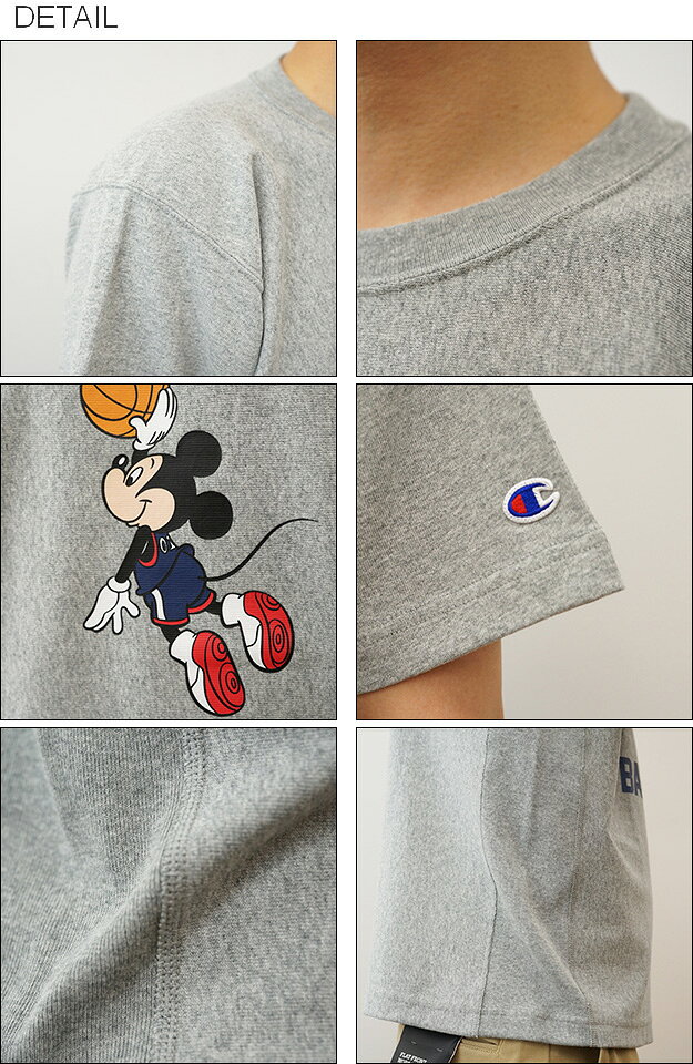 Champion（チャンピオン） リバースウィーブ Tシャツ ミッキーマウス バスケットボ...