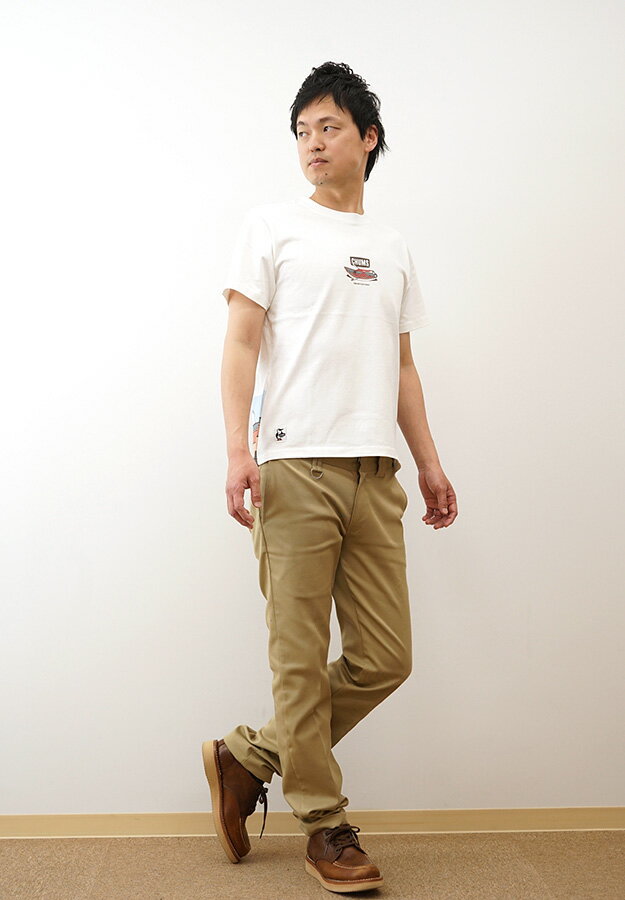 CHUMS（チャムス） Tシャツ メンズ レディース ユタランドスケープ 綿100% USAコットン M L XL 大きいサイズ 白 黒 ネイビー ベージュ おしゃれ かわいい アウトドア キャンプ フェス ペンギン アメカジ ストリート 誕生日 プレゼント 【CH01-2520】