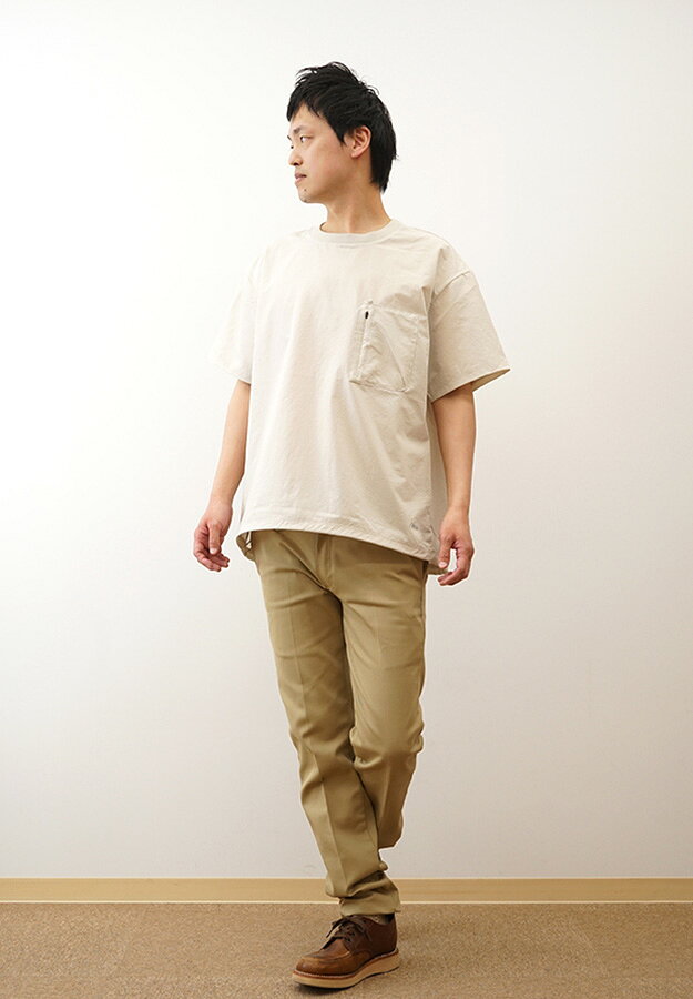 NANGA（ナンガ） Tシャツ ドットエア コンフィー 半袖 メンズ レディース ユニセックス 大きいサイズ 通気性 速乾 吸汗 涼しい 軽量 ストレッチ アウトドア アクティブ 夏用 トレーニング ランニング 旅行 登山 キャンプ おしゃれ シンプル 黒 白 【1J300A】 jeansbug-10005758 JEANS BUG(ジーンズバグ) サンプル画像2