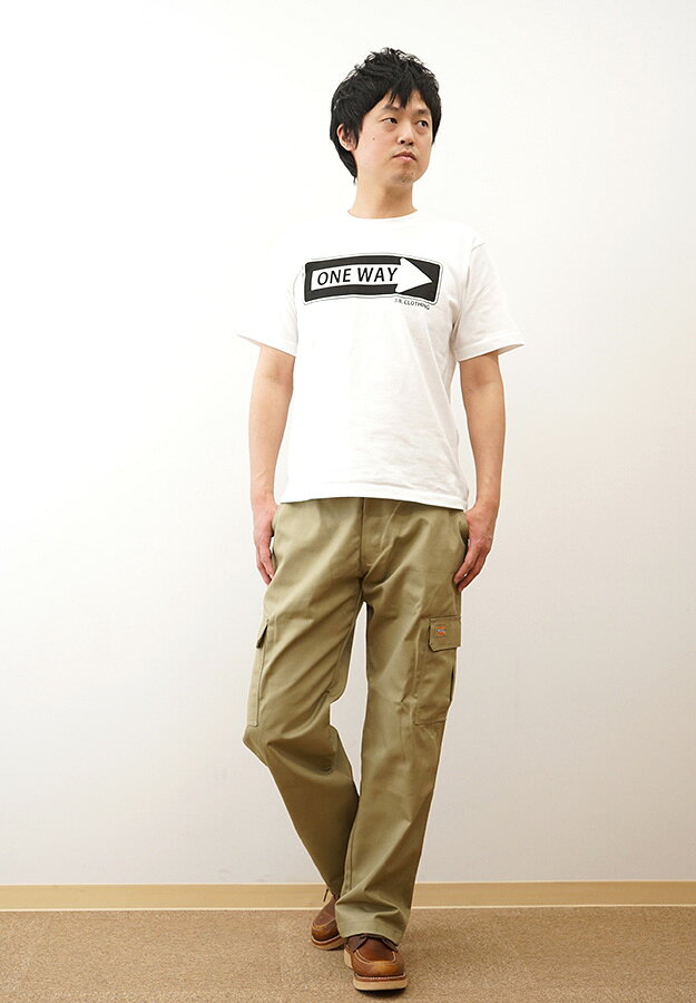 JEANS BUG(ジーンズバグ)のDickies（ディッキーズ） カーゴパンツ メンズ 黒 ベージュ 大きいサイズ ワークパンツ チノパン TCツイル ストレート Dカン付き アメカジ ストリート ワーク バイク カジュアル 仕事 作業着 作業服 アウトドア キャンプ 登山 ユニフォーム おしゃれ 定番 人気 【WD5832】｜アングル3