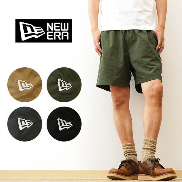New Era（ニューエラ） ユーティリティー ショートパンツ ショーツ メンズ レディース 大きいサイズ XL 短パン 黒 水陸両用 撥水 ストレッチ メッシュ アウトドア キャンプ 海 川 プール 釣り 登山 おしゃれ ブランド 【14391930】【14391931】【14391932】【14391934】