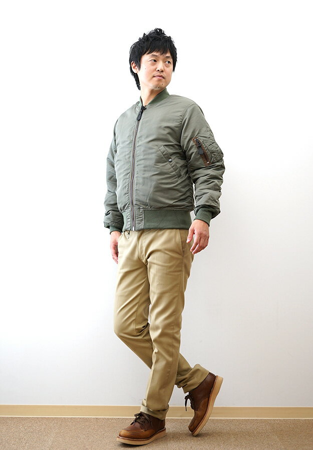HOUSTON（ヒューストン） MA-1 FLIGHT JACKET フライトジャケット メンズ レディース 大きいサイズ 中綿 MA1 アウター ブルゾン ジャンパー アメリカ 空軍 エアフォース アメカジ ストリート ミリタリー 秋冬 通勤 通学 防寒 定番 おしゃれ カーキ ブラック 黒 【50316】