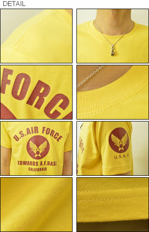 『U.S. AIR FORCE CA』 JEANSBUG ORIGINAL PRINT T-SHIRT オリジナル ユーエス エアフォース ミリタリー プリント 半袖 Tシャツ アメリカ 空軍 米軍 USAF アーミー メンズ レディース 大きいサイズ キッズサイズ対応 親子ペア おそろい 親子 ペアルック 【ST-CA】