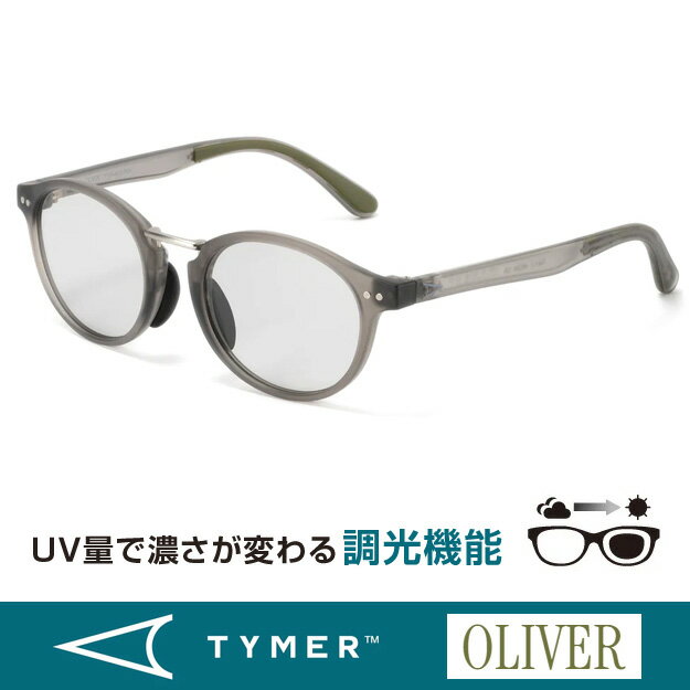Rakuten - TYMER（タイマー） サングラス OLIVER オリバー 調光 レンズ 軽量 眼鏡 紫外線カット ボストン メタルブリッジ メンズ レディース スポーツ アウトドア フェス Kj 降谷建志 Dragon Ash ドラゴンアッシュ 【TY105-MG2-PGY】