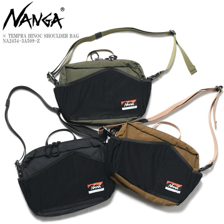 NANGA ナンガ × TEMPRA テンプラ コラボ HINOC SHOULDER BAG / ヒノック ショルダーバッグ NA2454-3A509-Z