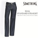 サムシング SOMETHING レディース ジーンズ ELSA スタンダード ストレート ストレッチデニムパンツ ワンウォッシュ SKY03-200(4)