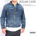 シュガーケーン SUGAR CANE Gジャン 14.25oz. DENIM JACKET 1953 AGED MODEL 2ndタイプ デニムジャケット エイジングモデル SC11953SW-..