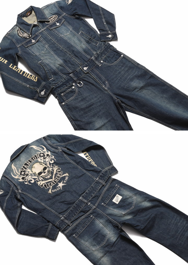 【当店別注】バンソン VANSON ツナギ つ...の紹介画像3