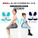 姿勢矯正 椅子 骨盤サポートチェア 骨盤から腰をサポート 高反発メモリー綿 腰当て 姿勢矯正 クッション 軽量 持ち運び簡単 椅子や床に置いて座るだけ 腰が痛く...