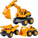 3点セッド 砂遊びおもちゃ 建設車両 ダンプカー トラック 工事車両【2024新品登場】 砂遊びおもちゃ エコABS素材 ミニカー モデルカー おもちゃ 砂場セ...