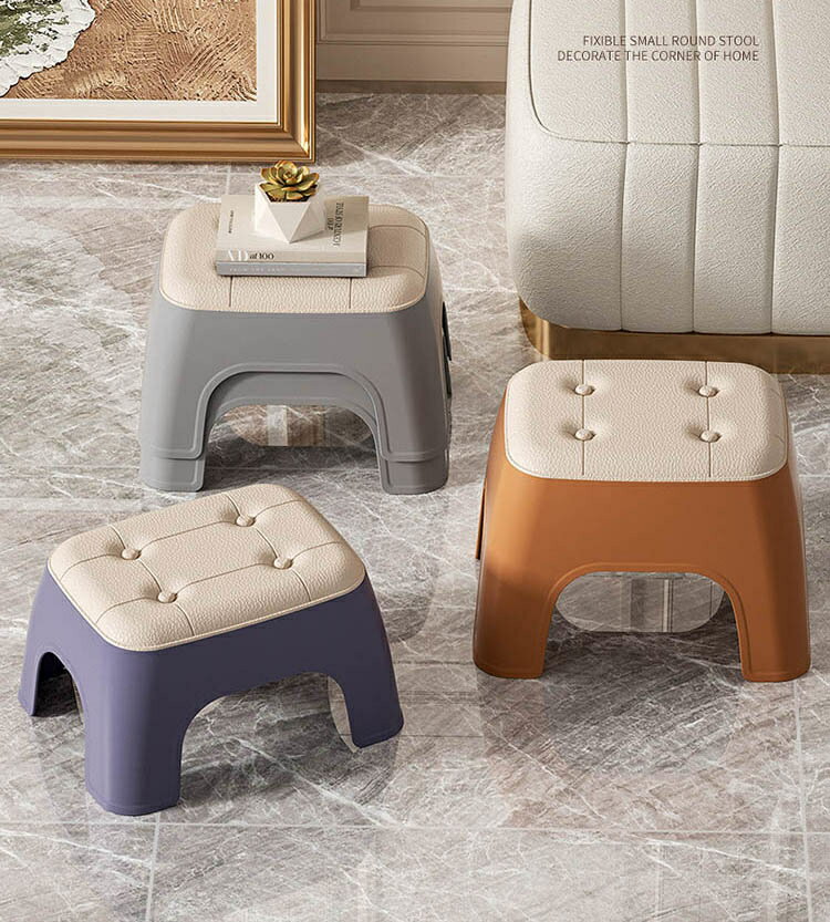 Rakuten - スツール かわいい 小さい 子供 チェア オットマン 長方形 子供部屋 イス 足置き 玄関 リビング 雑貨