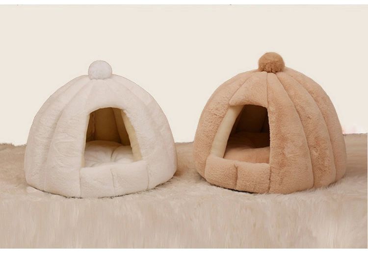 ペットハウス 猫ハウス キャットハウス ペットベッド 猫用 犬用 室内 ドームハウス...