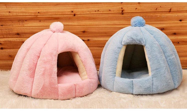 ペットハウス 猫ハウス キャットハウス ペットベッド 猫用 犬用 室内 ドームハウス...