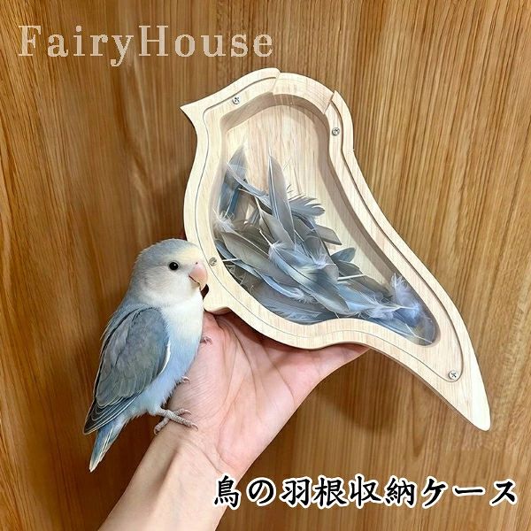 【商品コード】：y391986 【カラー】：写真色 【素材】：木製 【サイズ】：21×13×3cm 【商品特徴】 ※愛鳥の大切な羽根を美しく保存 大切なインコやオウムの抜け羽根、見つけたきれいな鳥の羽根。 本商品は高透明なアクリル窓付きの木製収納ボックスで、羽根をきれいに飾りながら長く保存することができます。 ※インテリアとしてもおしゃれ コレクションとして飾るのはもちろん、お部屋のインテリアやギフトにもぴったり。 ※記念日・思い出の品にも 愛鳥との思い出の羽根を特別なボトルに。記念品やメモリアルグッズとしても人気です 【注意】 ※照明やディスプレイ効果により、色にわずかな違いが生じる場合があります。 ※木の色味には多少の個体差がございます。予めご了承ください。 ※手動測定による寸法にはわずかな誤差があるかもしれません。ご理解いただきありがとうございます！【商品コード】：y391986 【カラー】：写真色 【素材】：木製 【サイズ】：21×13×3cm 【商品特徴】 ※愛鳥の大切な羽根を美しく保存 大切なインコやオウムの抜け羽根、見つけたきれいな鳥の羽根。 本商品は高透明なアクリル窓付きの木製収納ボックスで、羽根をきれいに飾りながら長く保存することができます。 ※インテリアとしてもおしゃれ コレクションとして飾るのはもちろん、お部屋のインテリアやギフトにもぴったり。 ※記念日・思い出の品にも 愛鳥との思い出の羽根を特別なボトルに。記念品やメモリアルグッズとしても人気です 【注意】 ※照明やディスプレイ効果により、色にわずかな違いが生じる場合があります。 ※木の色味には多少の個体差がございます。予めご了承ください。 ※手動測定による寸法にはわずかな誤差があるかもしれません。ご理解いただきありがとうございます！