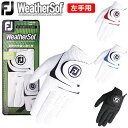 FOOTJOY フットジョイ メンズ WeatherSof ウェザーソフ グローブ FGWF18 左手用