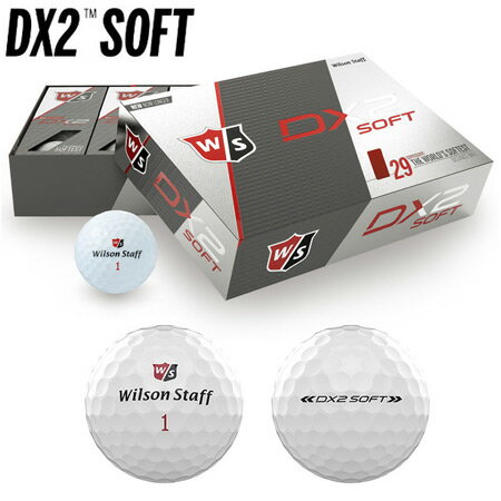 ゴルフ ボール Wilson Staff ウィルソンスタッフ 2018 DX2 SOFT ゴルフボール 1ダース 12個入り 日本正規品