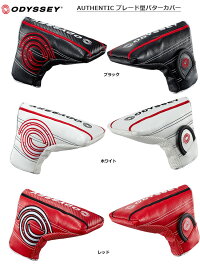 オデッセイ2019AUTHENTICブレード型パターカバー5519043(ホワイト)5519044(ブラック)5519045(レッド)ヘッドカバー日本正規品