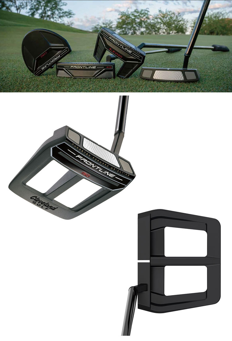 クリーブランド Cleveland Golf フロントライン パター ISO イソ メンズ 右用 ゴルフ クラブ 日本正規品【FRONTLINE】【マレット型】