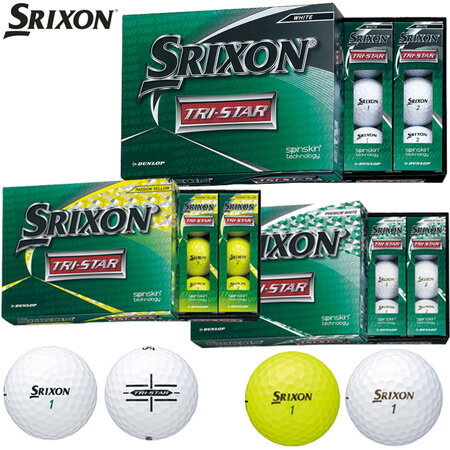 スリクソンTRI-STARトライスターゴルフボール1ダース日本正規品 21MASTERS